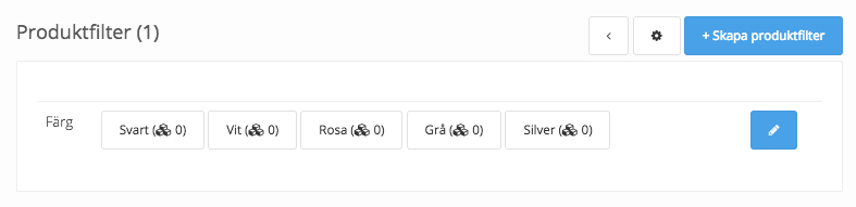 Produktfilter